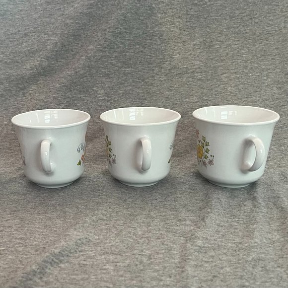 Corning Spring Meadow Coffee Cups Set of 4 - Picture 4 of 11